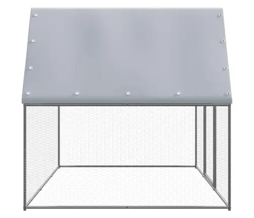 Vistu Būris, 3X2X2 M, Cinkots Tērauds Vidaxl Vistu Būris, 3X2X2 M, Cinkots Tērauds Vidaxl