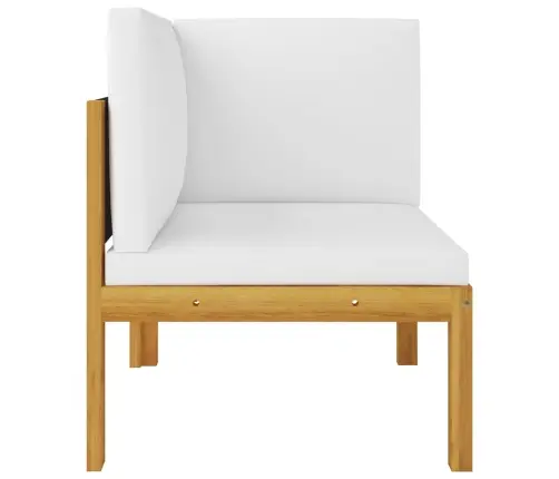 Dvivietis Sodo Suoliukas Su Pagalvėlėmis, Akacijos Mediena Ir Virvė