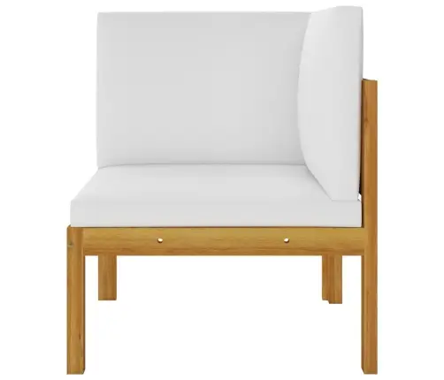 Dvivietis Sodo Suoliukas Su Pagalvėlėmis, Akacijos Mediena Ir Virvė