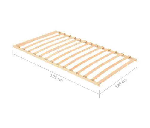 Gultas Redeles, 13 Līstītes, 120X200 Cm Vidaxl