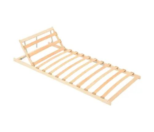 Gultas Redeles, 13 Līstītes, Regulējams Galvgalis, 80X200 Cm Vidaxl