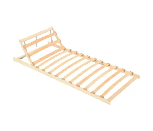 Gultas Redeles, 13 Līstītes, Regulējams Galvgalis, 90X200 Cm Vidaxl