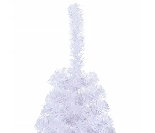 Poolik Kunstkuusk Alusega, Valge, 120 cm Pvc Poolik Kunstkuusk Alusega, Valge, 120 cm Pvc