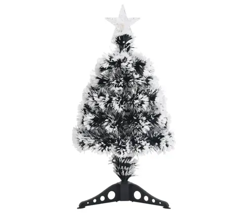 Izgaismota Ziemassvētku Egle, 64 Cm, Optiskā Šķiedra Vidaxl