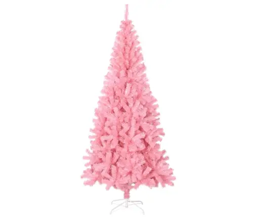 Mākslīgā Ziemassvētku Egle Ar Statīvu, Rozā, 240 Cm, Pvc Vidaxl