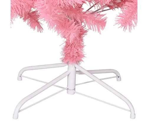 Mākslīgā Ziemassvētku Egle Ar Statīvu, Rozā, 240 Cm, Pvc Vidaxl