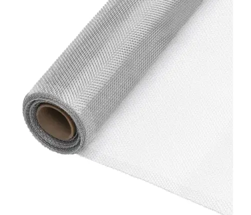 Võrkkate, Alumiinium, 60 X 2000 cm Hõbedane Võrkkate, Alumiinium, 60 X 2000 cm Hõbedane