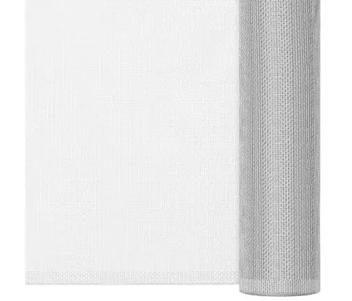 Võrkkate, Alumiinium, 60 X 2000 cm Hõbedane Võrkkate, Alumiinium, 60 X 2000 cm Hõbedane