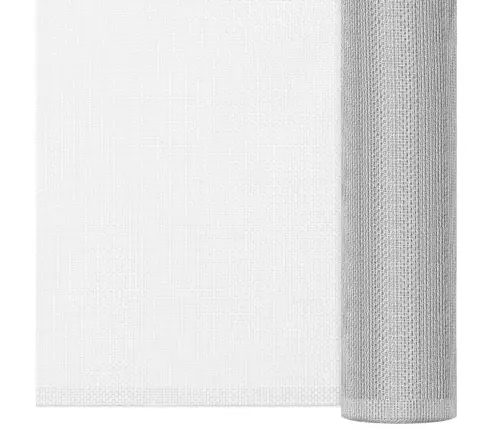 Siets, Alumīnijs, 112X2000 Cm, Sudraba Krāsā Vidaxl