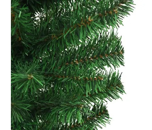 Tagurpidi Kunstkuusk Alusega, Roheline, 150 Cm