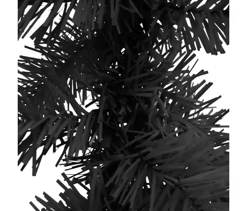 Ziemassvētku Vītne Ar Led Lampiņām, 10 M, Melna Vidaxl