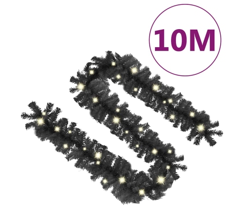 Jõuluvanik Led-Tuledega, 10 M, Must