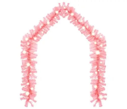 Jõuluvanik Led-Tuledega 5 M Roosa