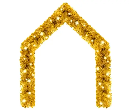 Kalėdinė Girlianda Su Led Lemputėmis, Auksinės Spalvos, 5M