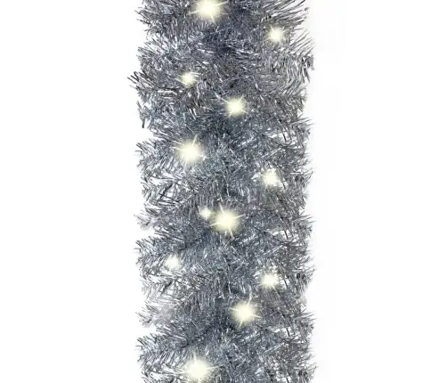 Kalėdinė Girlianda Su Led Lemputėmis, Sidabrinės Spalvos, 20M