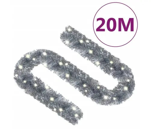Kalėdinė Girlianda Su Led Lemputėmis, Sidabrinės Spalvos, 20M
