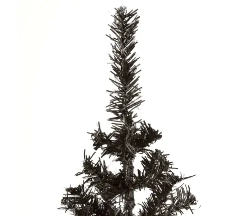 Mākslīgā Ziemassvētku Egle, Šaura, Melna, 150 Cm Vidaxl
