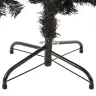 Mākslīgā Ziemassvētku Egle, Šaura, Melna, 150 Cm Vidaxl