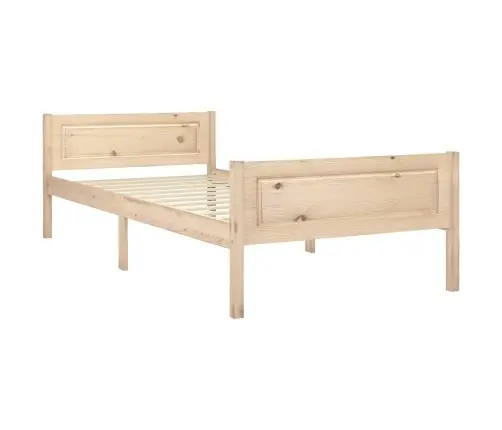 Gultas Rāmis, Priedes Masīvkoks, 100X200 Cm Vidaxl