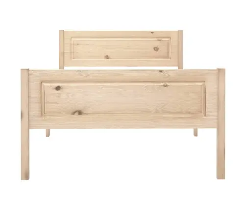 Gultas Rāmis, Priedes Masīvkoks, 100X200 Cm Vidaxl