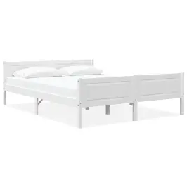 Gultas Rāmis, Balts, Priedes Masīvkoks, 160X200 Cm Vidaxl Gultas Rāmis, Balts, Priedes Masīvkoks, 160X200 Cm Vidaxl