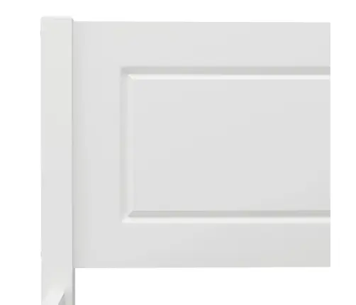 Gultas Rāmis, Balts, Priedes Masīvkoks, 160X200 Cm Vidaxl