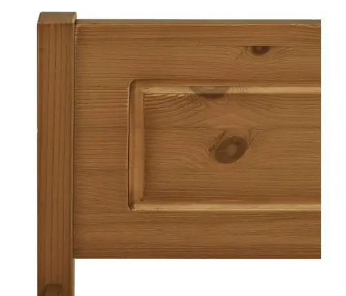 Gultas Rāmis, Priedes Masīvkoks, Medus Brūns, 160X200 Cm Vidaxl