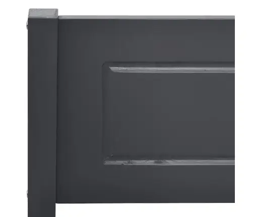 Voodiraam, Männipuit, Hall, 120 X 200 Cm