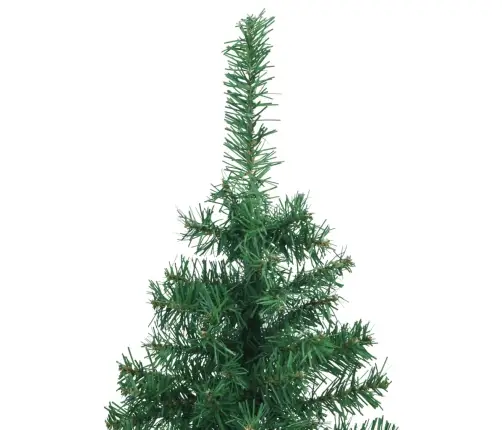 Mākslīgā Ziemassvētku Egle, Stūra, Zaļa, 150 Cm, Pvc Vidaxl