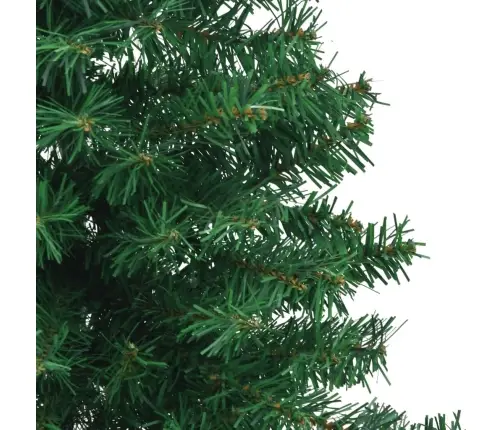 Nurgakunstkuusk, Valge, 240 cm Pvc