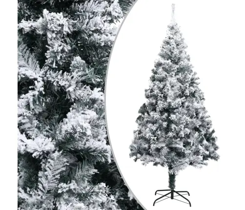 Mākslīgā Ziemassvētku Egle Ar Sniegu, Zaļa, 300 Cm, Pvc Vidaxl