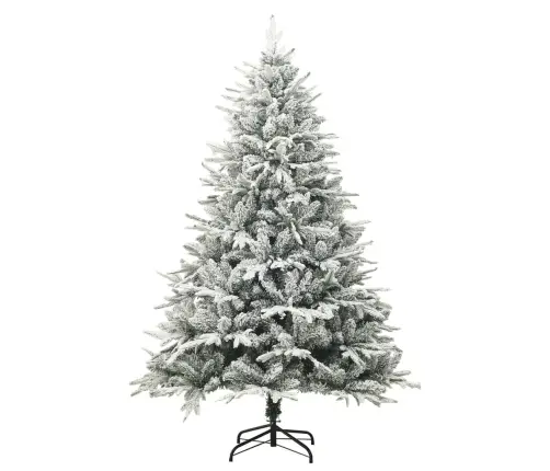 Mākslīgā Ziemassvētku Egle Ar Sniegu, Zaļa, 150 Cm, Pvc&Pe Vidaxl