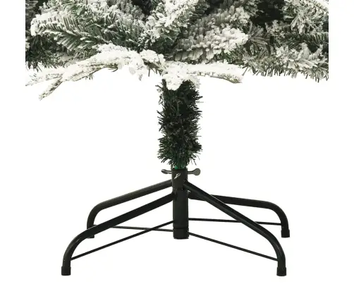 Kunstkuusk Lumiste Okstega, Roheline, 240 cm Pvc Ja Pe