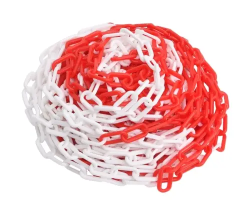 Brīdinājuma, Norobežošanas Ķēde, Sarkana, Balta, 30 M, Ø4 Mm Vidaxl