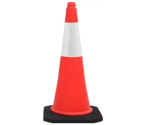 Atstarojoši Satiksmes Konusi Ar Smagām Pamatnēm, 10 Gab., 75 Cm Vidaxl