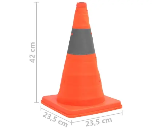 Pop-Up Liikluskoonused 10 Tk, 42 Cm