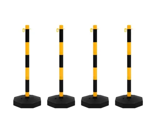 Ķēdes Stabiņu Komplekts, 10 M, Plastmasas Ķēde Vidaxl