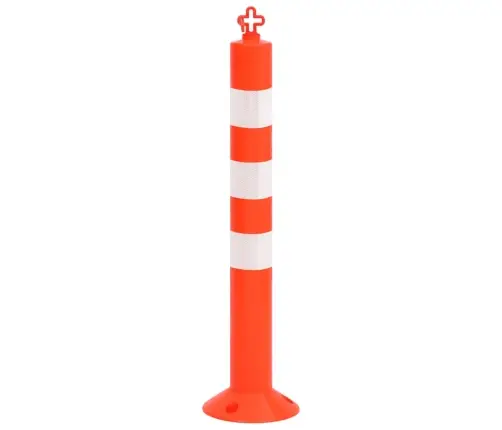 Ceļa Stabiņi Ar Ķēdi, 10 Gab., 75 Cm, Pe Vidaxl