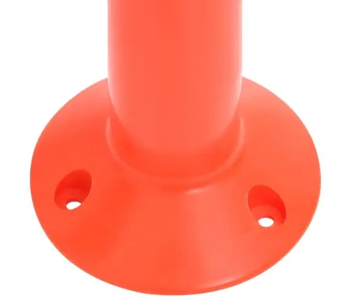 Ceļa Stabiņi Ar Ķēdi, 10 Gab., 75 Cm, Pe Vidaxl