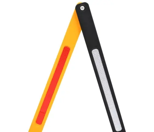 Satiksmes Barjera, Salokāma, Dzeltena Un Melna, 250X38X96 Cm Vidaxl