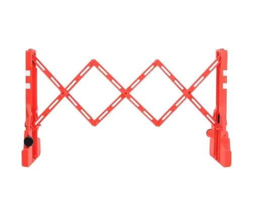 Sulankstomas Kelio Užtvaras, Raudonos Spalvos, 210X50X105Cm