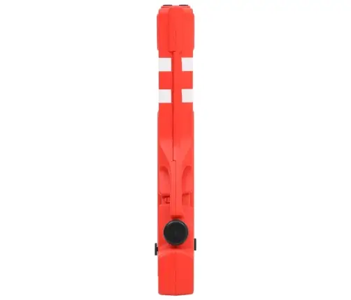 Sulankstomas Kelio Užtvaras, Raudonos Spalvos, 210X50X105Cm