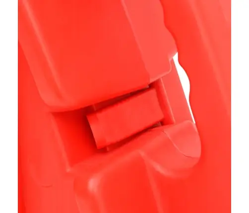 Sulankstomas Kelio Užtvaras, Raudonos Spalvos, 210X50X105Cm