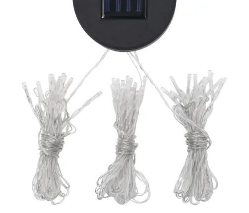 Pavėsinė Su Lemputėmis Led Ir Dvigubu Stogu, Baltos, 3X3M