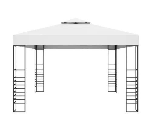 Pavėsinė Su Lemputėmis Led, Baltos Spalvos, 4X3X2,7M