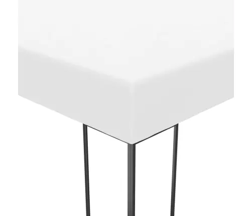 Pavėsinė Su Lemputėmis Led, Baltos Spalvos, 4X3X2,7M