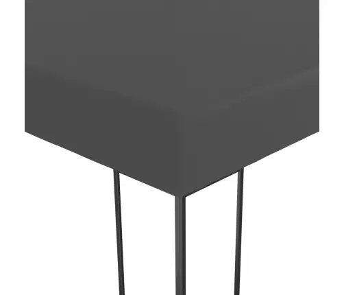 Pavėsinė Su Lemputėmis Led, Antracito, 3X4M