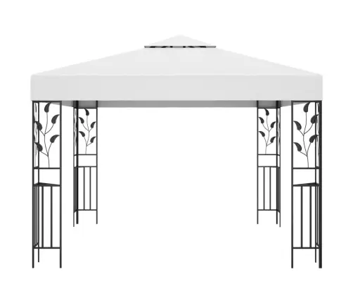 Varjualune, Led-Nöörvalgustitega, 3 X 3 M, Valge