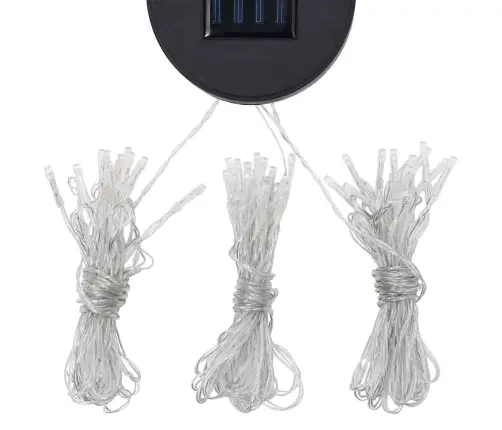 Varjualune Topeltkatuse, Led-Nöörvalgustiga 3X4 M Pruunikas