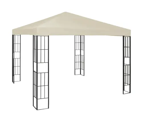 Varjualune, Led-Nöörvalgustitega, 3 X 3 M, Kreemjas